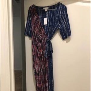 Motherhood maternity wrap dress